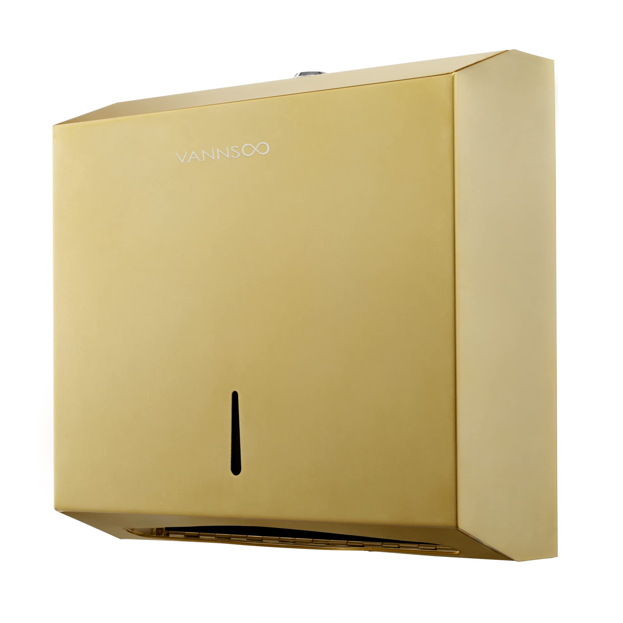 VANNSOO Commercial Paper Towel Dispenser Wall Mount, Gold