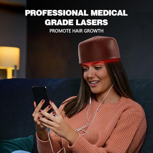 Laser Cap, Laser Red Light Therapy for Hair Growth System - FDA Cleared Hair Loss, Hair Thinning & Alopecia Treatment for Men & Women