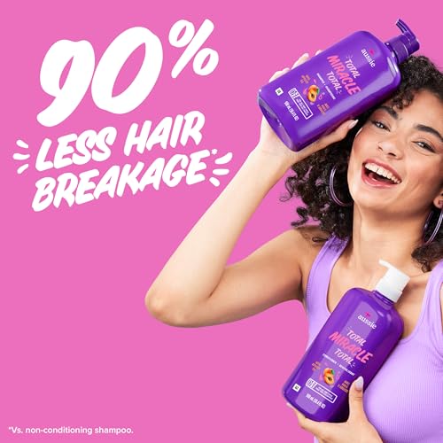 Aussie For Damage â Paraben-Free Total Miracle Conditioner w/Apricot, 30.4 fl oz/bottle (4 Count)