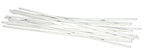 Extra Long 18" White Plastic Drinking Straws- Pack of 200