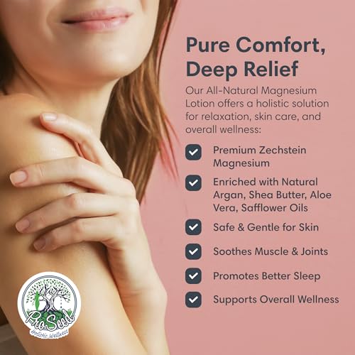 ProSeed Handmade All-Natural Magnesium Lotion – Vegan, 2250mg/oz Formula – Soothing Bedtime Body Rub for Kids, Toddlers & Pregnant Women – Butter & Oil Blend (2oz)