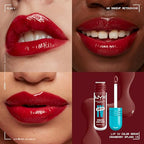 NYX PROFESSIONAL MAKEUP Lip IV Hydrating Glossy Lip Stain with 12HR Hydration - Cranberry Splash (Red)