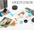 ZEJIA 3 Gram Sample Containers with Lids, 200 Count Tiny Sample Jars, 3ML Makeup Cosmetic Containers for Lip Balms, Lotion, Powder, Beauty Products(Clear Lids)