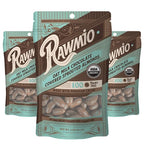 Rawmio Oat Milk Chocolate Covered Sprouted Almonds - Organic, Raw, Vegan, Gluten-Free - 3 Packs, 2 oz.