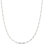 Amazon Essentials 14k Gold or Sterling Silver Plated Figaro Chain Necklace