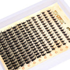 JIMIRE Wispy Lash Clusters Extensions 180Pcs Anime Eyelash Clusters D Curl Manga Lashes Clusters Natural Look 8-16MM Cluster Eyelash Extensions Individual Lash Extension Pack