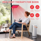 Red Light Therapy for Face,Red Infrared Light Therapy Lamp with Stand Panel Led 660nm Red Light-Therapy& 850nm Infrared Light Device for Body