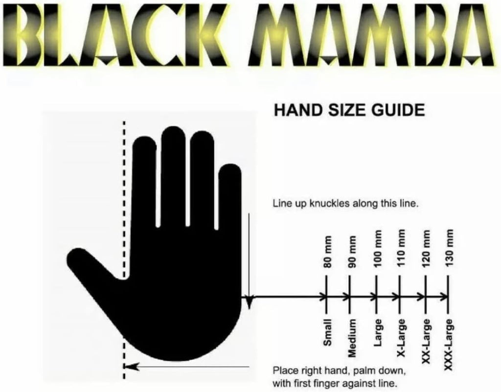 Black Mamba Super Strong Nitrile 100 Glove BOX (EXTRA LARGE)