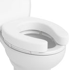 Vive Toilet Seat Cushion (Soft Cushioned Foam) - Easy Clean Soft Padded Bathroom Attachment - Elongated, Standard Seats - Comfort & Support Donut for Handicap Adults