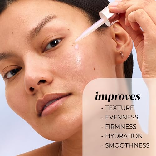 Olay Super Serum Trial Size 5-in-1 Lightweight Resurfacing Face Serum, 0.4 fl oz, Smoothing Skin Care Treatment with Niacinamide, Vitamin C, Collagen Peptide, Vitamin E, and AHA