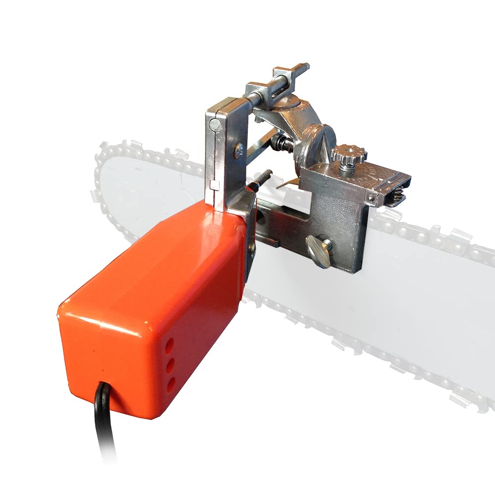 Granberg G1012XT Chainsaw Sharpener – 12V Electric Chainsaw Chain Sharpener Tool Kit, Bar-Mounted Grinder for Chain Saw Mill, Arborist Chainsaws Accessories