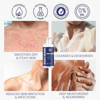 Tea Tree Body Wash: Antifungal Soap for Men - Eliminates Body Odors & Skin Irritations - 11.8fl oz/350mL