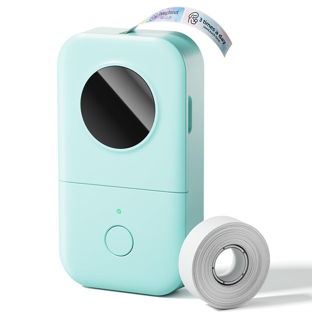 Phomemo D30 Label Maker Machine with Tape, Bluetooth Mini Label Printer