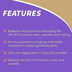 Bonide Wilt Stop, 16 oz Ready-to-Use Christmas Tree and Wreath Spray, Reduces Moisture Loss & Extends Life of Plants