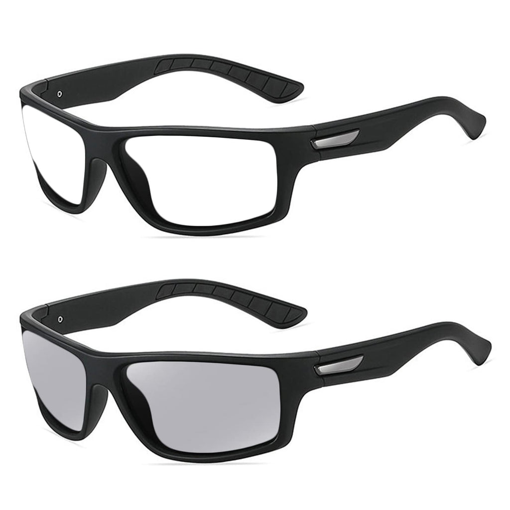Wraparound full lens Safety Glasses with Readers photochromic Sport Magnifying Safety Reading Goggles for Men Women (black, 2.75, multiplier_x)