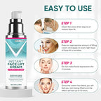 Instant Face Lift Cream, Mild Face Lift Tightening Cream with Plant Extract, Neck, Eye Anti-aging Serum, Visibly Firming Loose Sagging Skin, Smoothing Wrinkles, Fine Lines & Puffiness in 2 Minutes