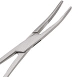 SURGICAL ONLINE 2-Piece Curved & Straight 7" Hemostat Set - Stainless Steel Locking Tweezer Clamps - Ideal Hemostats for Nurses, Fishing Forceps, Crafts and Hobby