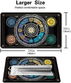 Board Game 14x24in MTG Playmat Compatible for OCG CCG RPG TCG Playmats (Five Elements)