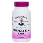 Christopher's Original Formulas Slippery Elm, Natural Digestive Support, 100 Vegetarian Capsules