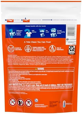 Tide Oxi Boost Power PODS Laundry Detergent Pods, 18 Count, Stain Remover Plus Oxi Power