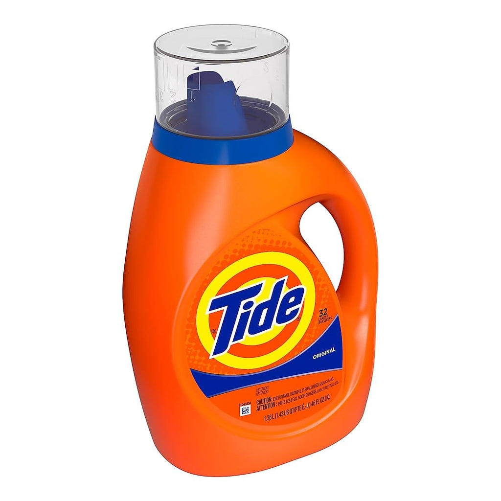 Tide Laundry Detergent Liquid Soap, Original, 32 Loads, 46 Fl Oz, 46 Fl Oz