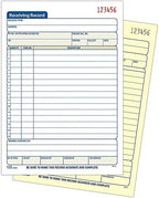Adams Receiving Record Book, 2-Part, Carbonless, 5-9/16 x 8-7/16 Inches, 50 Sets per Book (DC5089) , White