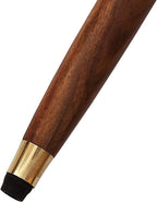 EXNOT Vintage Brass Handle Victorian Telescope Fold able Wooden Walking Stick Walking Cane Ideal Gift
