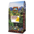 Java Planet Organic, Sumatra Single Origin Dark Roast, Smooth Full Flavored Organic Coffee Beans, Low Acid, Whole Bean Coffee 1LB Bag