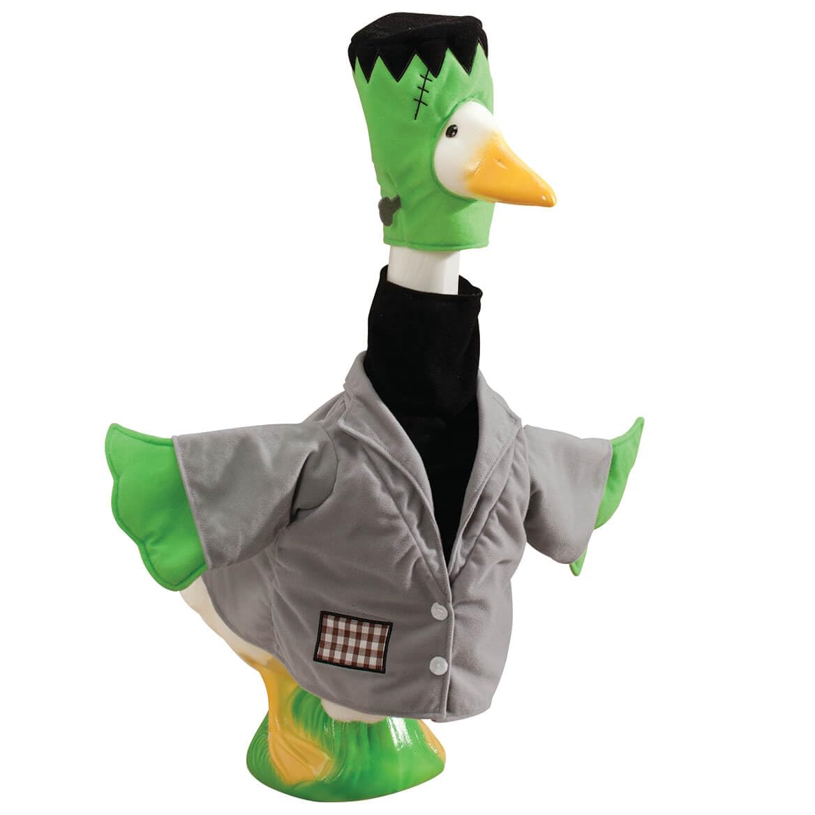 Gaggleville Frankenstein Goose Outfit, Fits 23" H Large Porch Goose by Fox Valley Traders