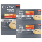 DOVE MEN + CARE Soap Bar For Smooth and Hydrated Skin Care Skin Defense Effectively Washes Away Bacteria While Nourishing Your Skin, 3.75 Ounce (Pack of 14)