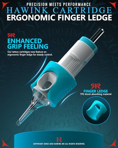 60 Assorted Tattoo Needles Cartridge Mixed Size #10 Bugpin Round Shader 5RS 7RS 9RS and Size #12 Standard Round Shader 5RS 7RS 9RS 11RS 14RS Disposable Membrane EN05S-BFG-60KIT-S