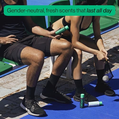 OffCourt - Natural Deodorant Body Spray for Men and Women - Aluminum Free - Whole Body Deodorant for Women and Men - Sandalwood, Citrus, and White Musk Scents, 3.4 Ounce (Pack of 3)