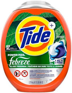 Tide Power Pods Laundry Detergent Pacs with Febreze, 63 Count, Botanical Rain Scent, Febreze Freshness with Odor Eliminators