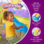 Colorations Paraben-Free Tempera Paint for Kids - 1 Gallon, Vibrant Black. Non-Toxic and Made in the USA, Classroom Must Haves, Bulk Arts and Crafts Supplies