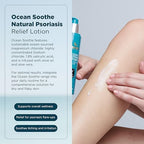 Ocean Soothe Lotion with Natural Magnesium Salts and 1.8% Salicylic Acid for Relief and Control of Mild Psoriasis Symptoms, Hydrate and Soothe Skin, Fragrance-Free, 120mL