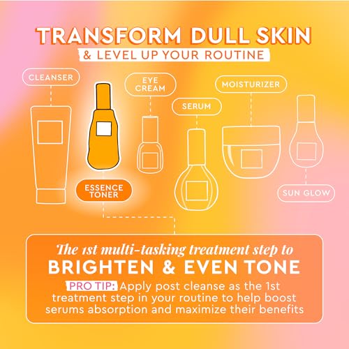 Glow Recipe Cloudberry Brightening Toner + Essence Skincare - CoQ10 Face Toner to Strengthen Skin Barrier + Hydrating Rice Water, Vitamin C, E & 5% Glycerin to Soften & Even Skin Tone (75ml)