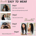 Amella Bulk Human Hair For Braiding 22Inch Deep Wave Human Braiding Hair (1pack-2bundles) Human Hair Braiding Hair 100%Unprocessed Brazilian Virgin Human Hair human braiding hair for boho braids 100g