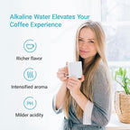 Alkaline Water Filter Replacement for All Waterdrop Pitcher and Dispenser Filtration System, Fits Waterdrop WD-PF-AL, Reduces PFOA/PFOS, Chlorine, Last Up to 100 Gallons, 3 Packs, AQUA CREST