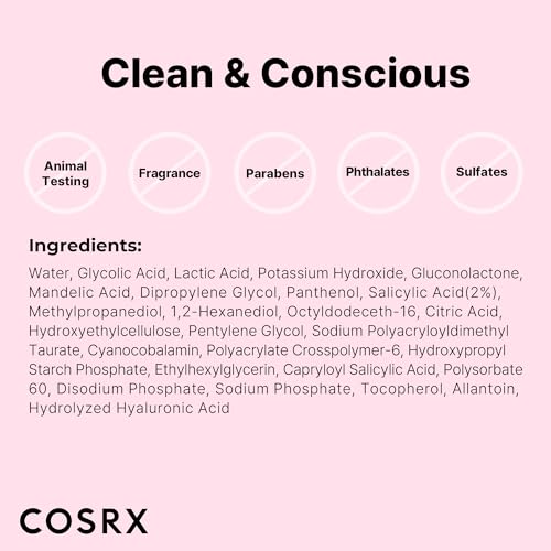 COSRX AHA BHA PHA LHA 35% Peel 1.01 fl. oz / 30 ml, Chemical Exfoliating Peeling Gel for Dull, Rough, Oily Skin with Clogged Pored & Dead Skin Cells, Highly Concentrated, Korean Skin Care