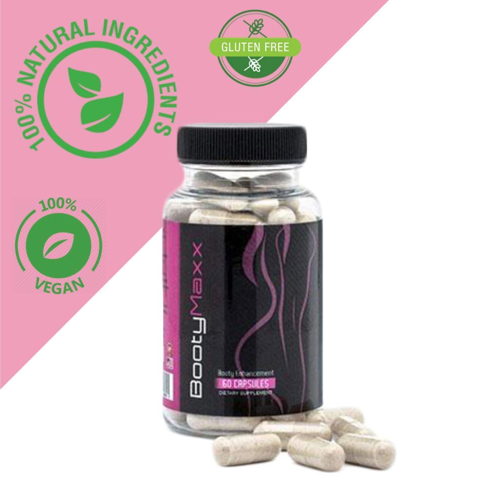 BootyMaxx Pills, Supplements for Women and Men, Target Your Curves, Butt Formula with Premium Ingredients, The Original Booty Brand