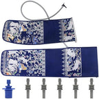 Blood Pressure Cuff *2, Extra Large for Big Arms(40-66cm)&Small Blood Pressure Cuff for Pediatric/Kids(15-24cm) - 6 Different Blood Pressure Connectors are Compatible with Most Bp Monitors(Blue)
