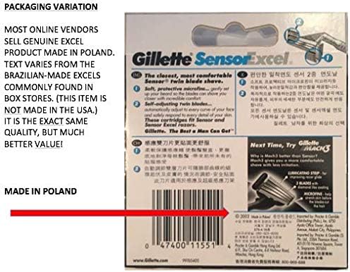 Gillette Sensor Excel-50 Count (5 x 10)