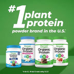 Orgain Organic Vegan Protein Powder, Creamy Chocolate Fudge - 21g Plant Based Protein, Gluten Free, Dairy Free, Lactose Free, Soy Free, No Sugar Added, Kosher, For Smoothies & Shakes - 2.03lb