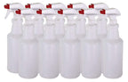 Pinnacle Mercantile Plastic Spray Bottles Leak Proof Technology Empty 32 oz Pack of 36 Made in USA