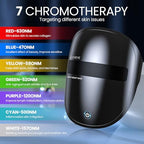 LED Face Mask Light Therapy 7-Color, Treats Mild To Moderate Acne On The Face, Treating Wrinkle at Home Facial