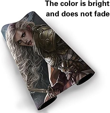 Board Game MTG Playmat Games Size 60X35 cm CCG Compatible for MTG CCG RPG Trading Card Game (MTG1-THALIA, Heretic CATHAR)