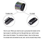 19.7 Inch Clip In Hair Fairy Tinsel Kit Clips Clip On Glitter Hair Tinsel Extensions 12 Colors
