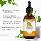 Pumpkin Seed Oil, Pumpkin Seed Essential Oil for Hair Growth & Dry Damaged Hair, Strengthen Hair Thickness, Nourish Hair scalp, Moisturizer Serum for Skin, Face & Body, 2 Pcs