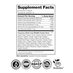 FeelGood Superfoods 1000mg Immune Support Capsules Made with 25 Organic Fruits and Vegetables, Strong Immunity Boosters with Vitamins A, C, D3, and Zinc, 60 Count