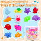 120 Pack Squishy Toys, Mochi Squishy Bulk Squishys Party Favors for Kids, Squishies for Kids,Fidget Stress Toys, Treasure Box Toys for Classroom Prizes, Goodie Bags Fillers Birthday Gifts